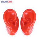 red-silicone-ear-model
