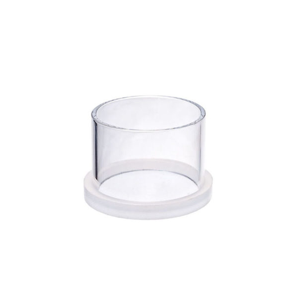 Large size transparent casting ring with removable bottom part 1