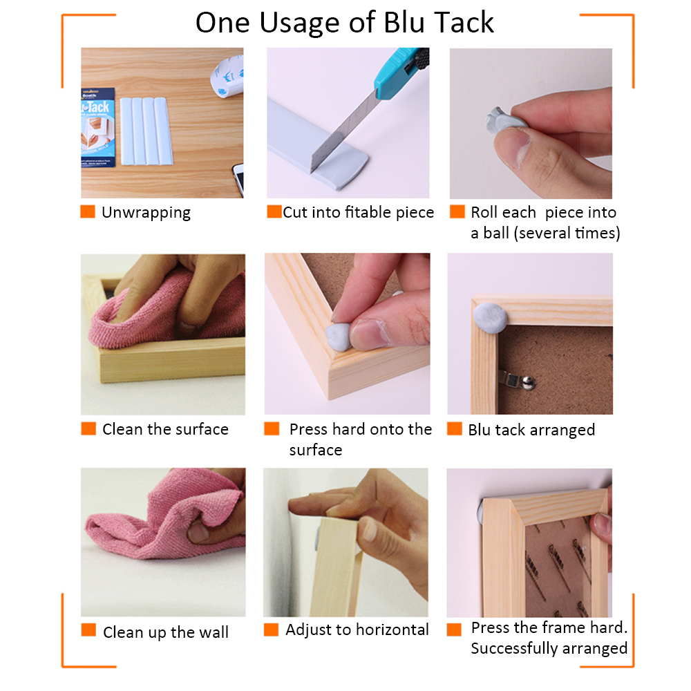 Bostik Blu Tack Reusable Adhesive – Mastic Adhesive Putty Non